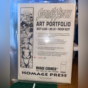 Stormwatch art portfolio used